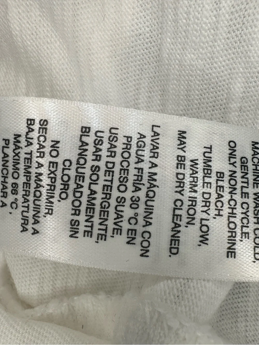 Chico’s Crochet Short Sleeve Tee 4 Scoop Neck Short sleeve Knit Fashion White